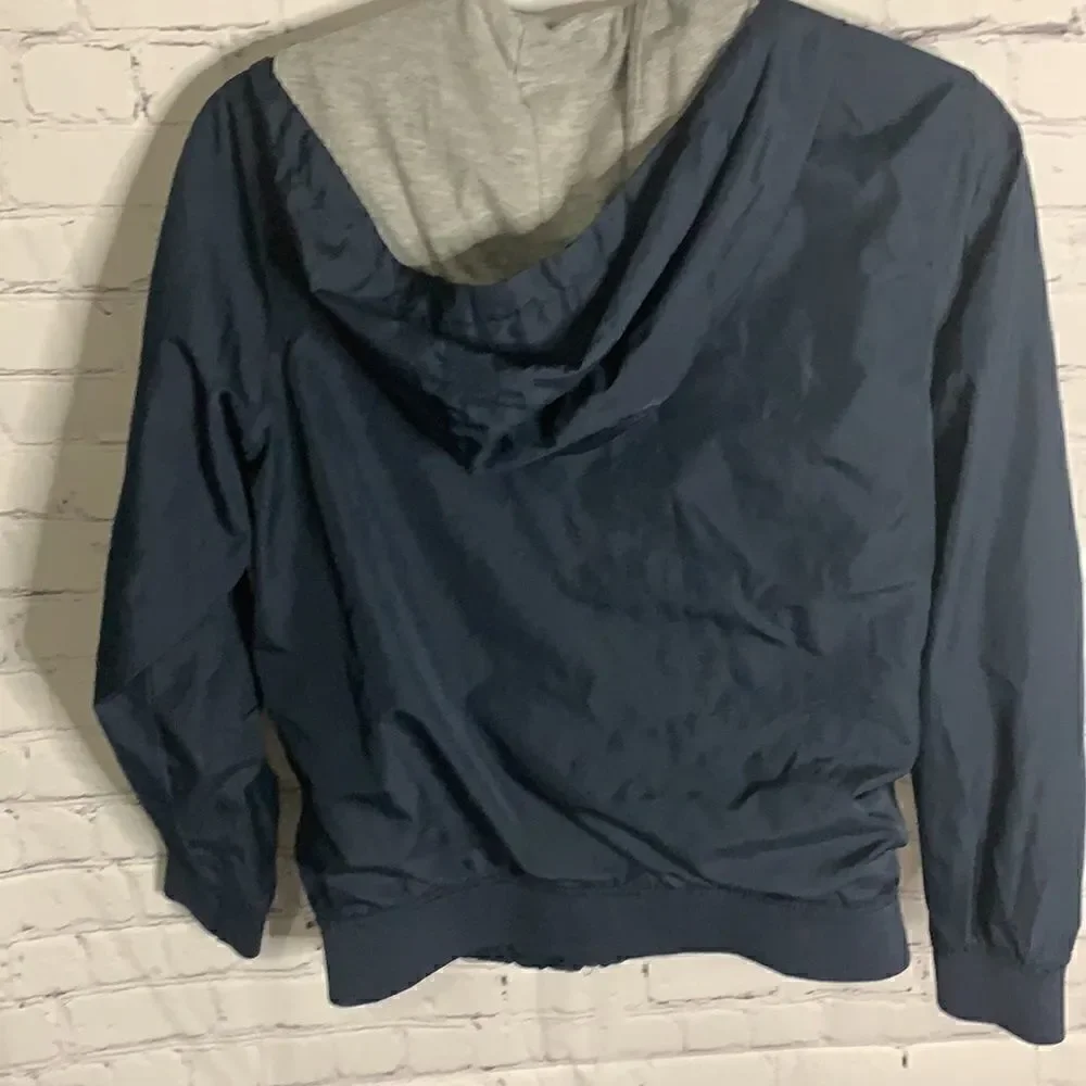 Old Navy Boys Hooded Zip Jacket Navy Blue - 14-16